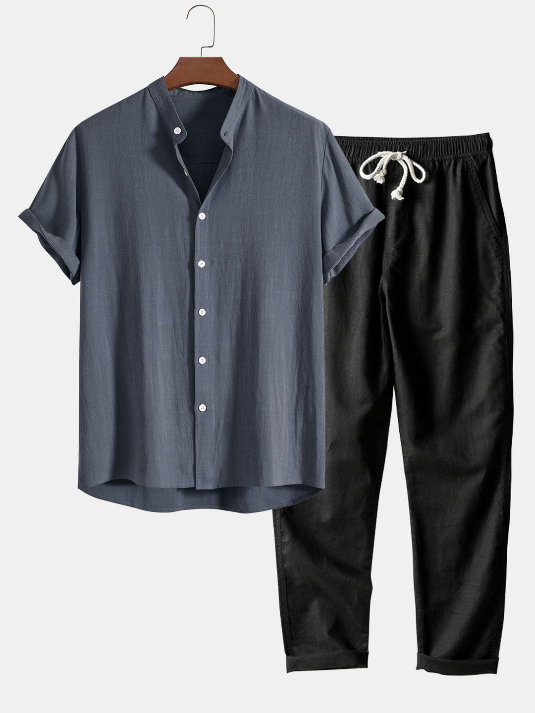 Linen Set - Ramos-Grey-S-State of Style