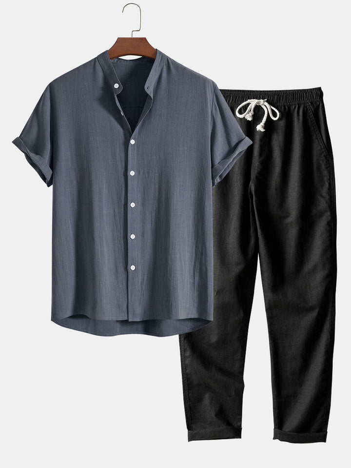 Linen Set - Ramos-Grey-S-State of Style