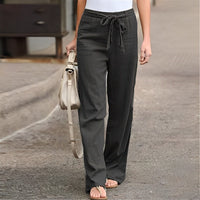 Linen Women's Trousers - Elise-Grey-S-State of Style