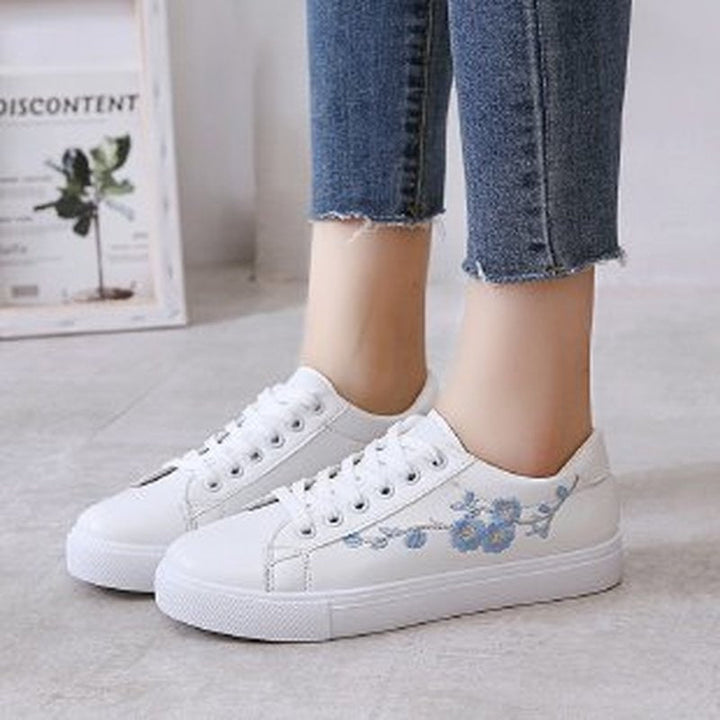 LinnekesSneaks | Low Sneakers for Women | Casual Everyday Shoes-Blue-4.5-State of Style