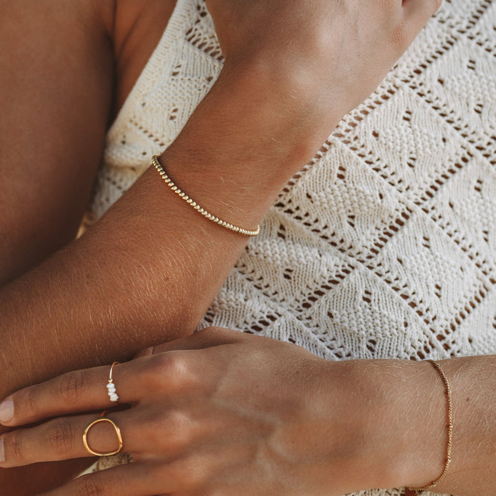 Liora Subtle Beaded Bracelet-State of Style