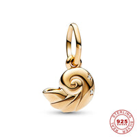 Little Mermaid Charm Set | Elegant Ocean-Themed Jewellery Set-Golden Shell-2-State of Style