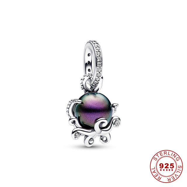 Little Mermaid Charm Set | Elegant Ocean-Themed Jewellery Set-Golden Shell-State of Style