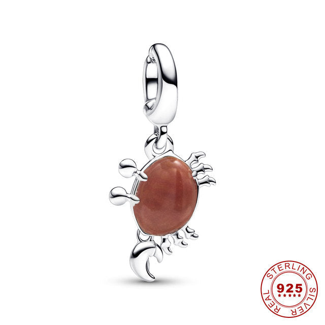 Little Mermaid Charm Set | Elegant Ocean-Themed Jewellery Set-Sebastian the crab-State of Style