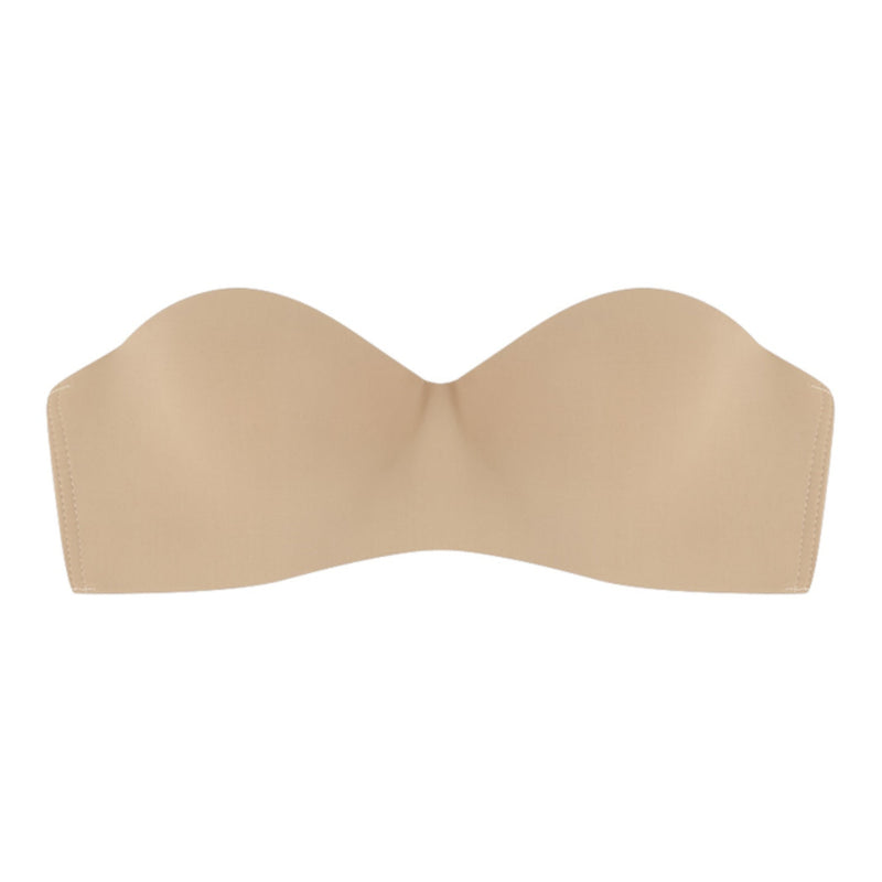 LittleBra | Women's Comfortable Strapless Bra-Khaki-10-A-State of Style