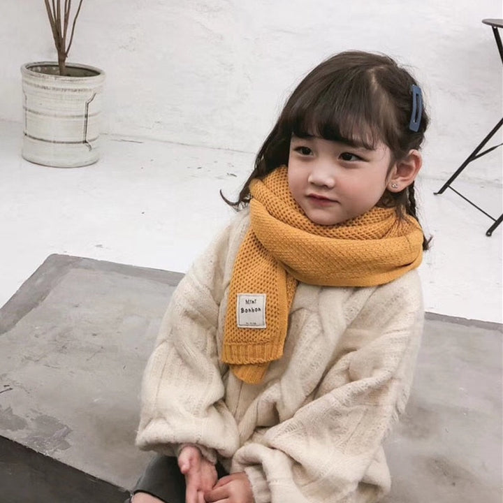 LittleScarf | Soft & Cosy Children's Scarf-Yellow-20x130cm-Suitable for ages 1-12-State of Style