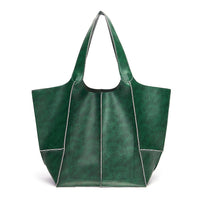 Liva Bag | Women's Elegant & Spacious Leather Handbag-Green-State of Style