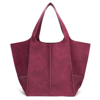 Liva Bag | Women's Elegant & Spacious Leather Handbag-Taro Purple-State of Style