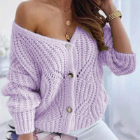 Livia Vest | Women's Elegant Button-Down Vest-Purple-S-State of Style