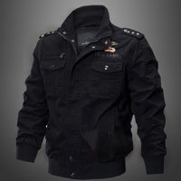 LogansJacket | Men's Durable & Stylish Army Jacket-Black-M-State of Style