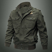 LogansJacket | Men's Durable & Stylish Army Jacket-Green-M-State of Style