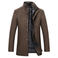 Logan™ Men's Windproof Wool Coat-Camel-M-State of Style