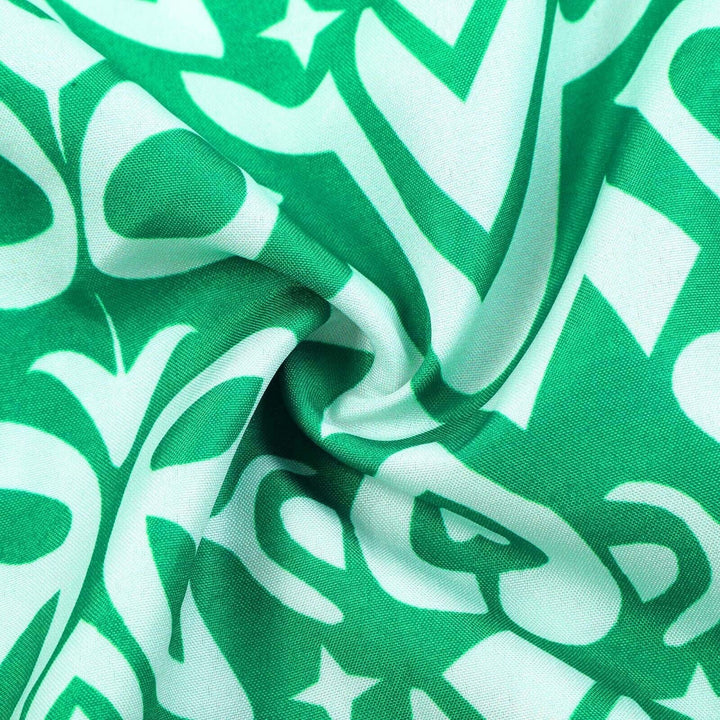 Long Floral Dress with V-neck – Liora-S-Red-State of Style