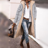 Long Ladies Winter Coat - Nova-Grey-S-State of Style