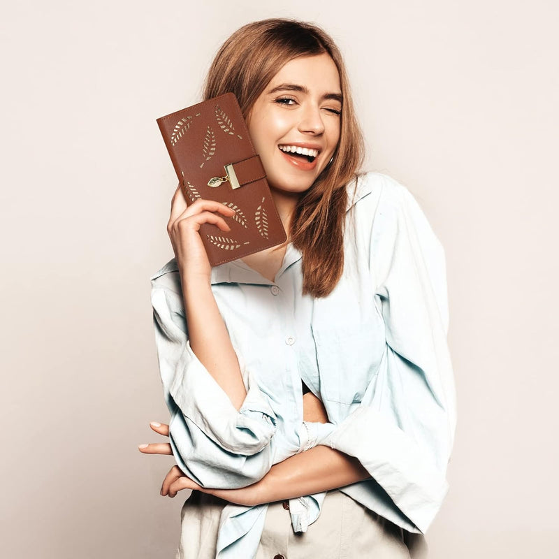 Long Leaf Leather Wallet - Leanne-Pink-State of Style