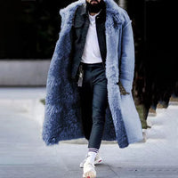 Long Luxury Winter Coat for Men - Arden-Blue-M-State of Style