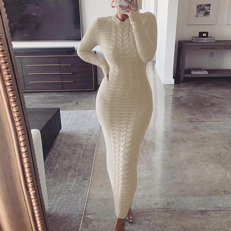 Long Maxi Dress | Elegant and Comfortable-Beige-S-State of Style