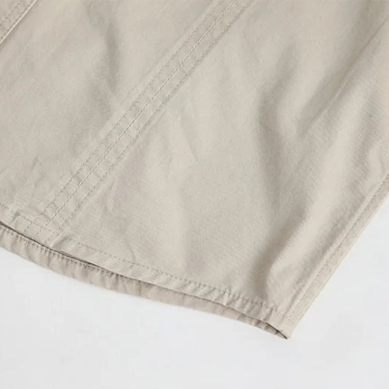 Long-Sleeve Cargo Shirt Gerald – Durable Military-Inspired Style-Beige-M-State of Style