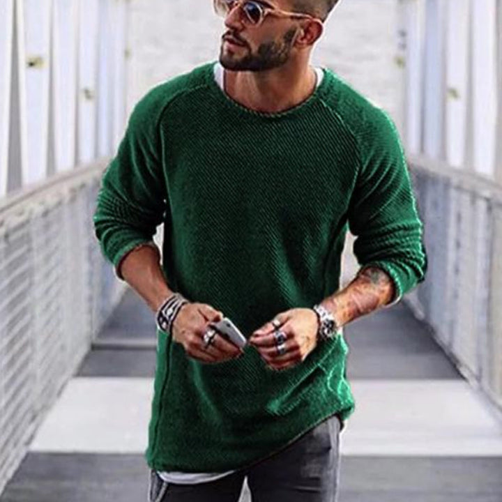 Long Sweater for Men – Stylish & Comfortable Knitwear-Green-S-State of Style