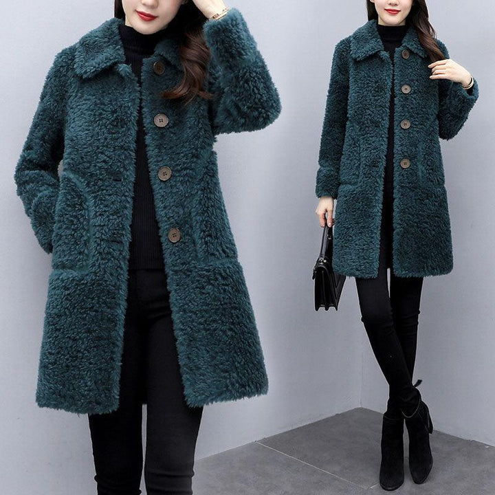 Long Women's Jacket | Stylish & Comfortable | Versatile Outerwear-Dark Green-M-State of Style