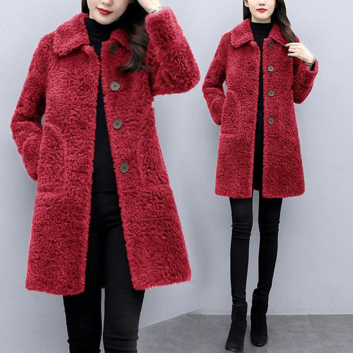 Long Women's Jacket | Stylish & Comfortable | Versatile Outerwear-Red-M-State of Style