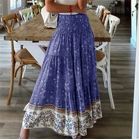 LongSkirt | Women's Elegant & Versatile Skirt-Blue-S-State of Style