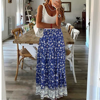 LongSkirt | Women's Elegant & Versatile Skirt-Blue-S-State of Style