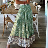 LongSkirt | Women's Elegant & Versatile Skirt-Green-S-State of Style