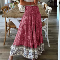 LongSkirt | Women's Elegant & Versatile Skirt-Red-S-State of Style