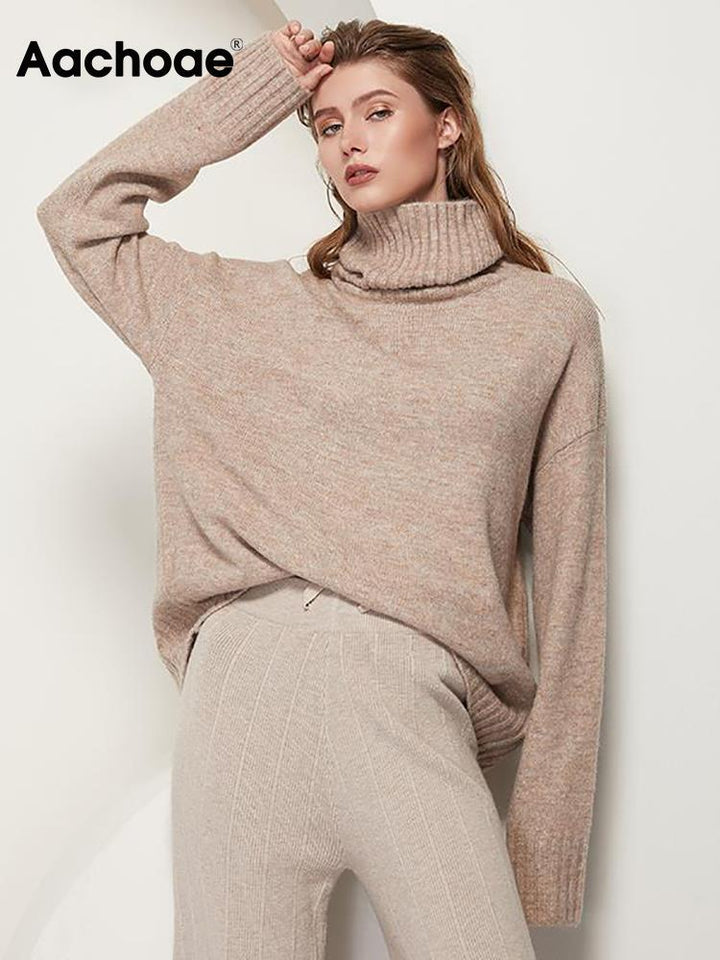 LongSweater | Women's Cosy & Stylish Knit Sweater-Apricot-One size fits all-State of Style