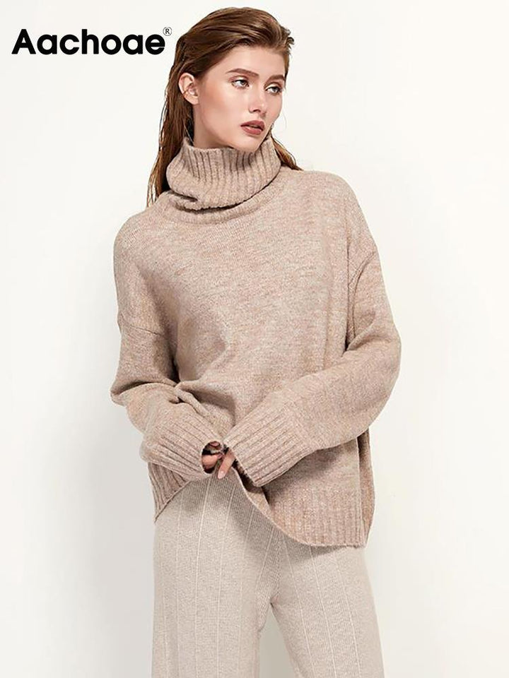 LongSweater | Women's Cosy & Stylish Knit Sweater-Apricot-One size fits all-State of Style