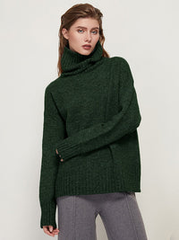 LongSweater | Women's Cosy & Stylish Knit Sweater-Dark Green-One size fits all-State of Style