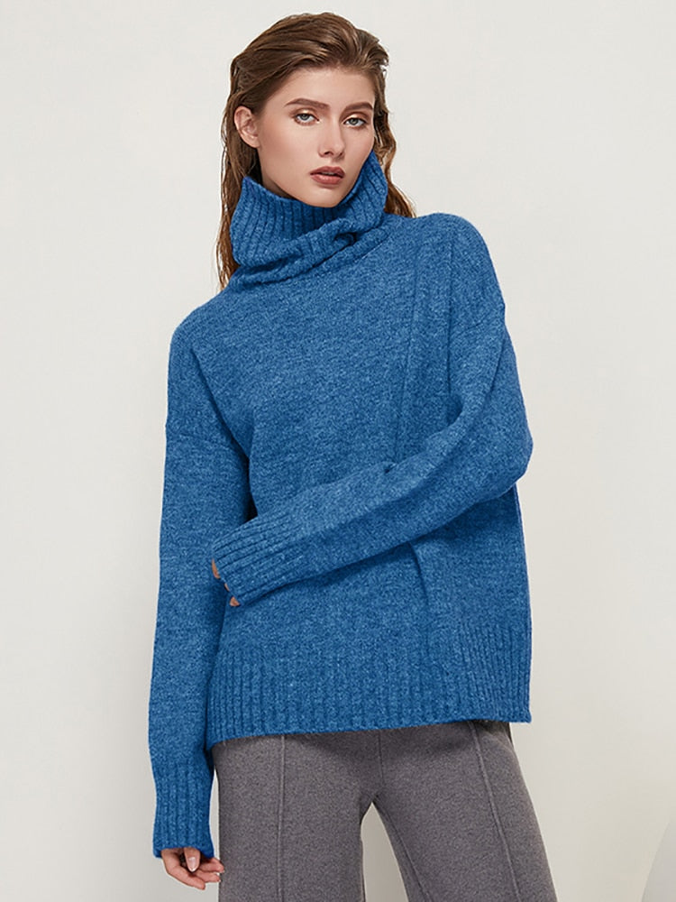 LongSweater | Women's Cosy & Stylish Knit Sweater-Indigo-One size fits all-State of Style