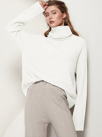 LongSweater | Women's Cosy & Stylish Knit Sweater-White-One size fits all-State of Style