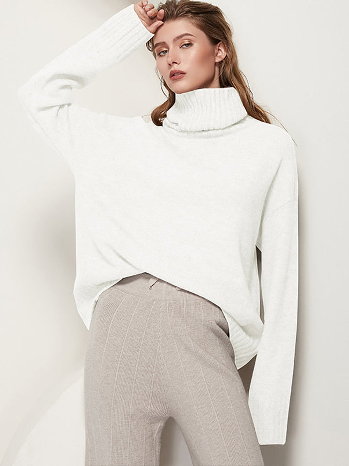 LongSweater | Women's Cosy & Stylish Knit Sweater-White-One size fits all-State of Style