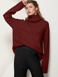 LongSweater | Women's Cosy & Stylish Knit Sweater-Wine Red-One size fits all-State of Style