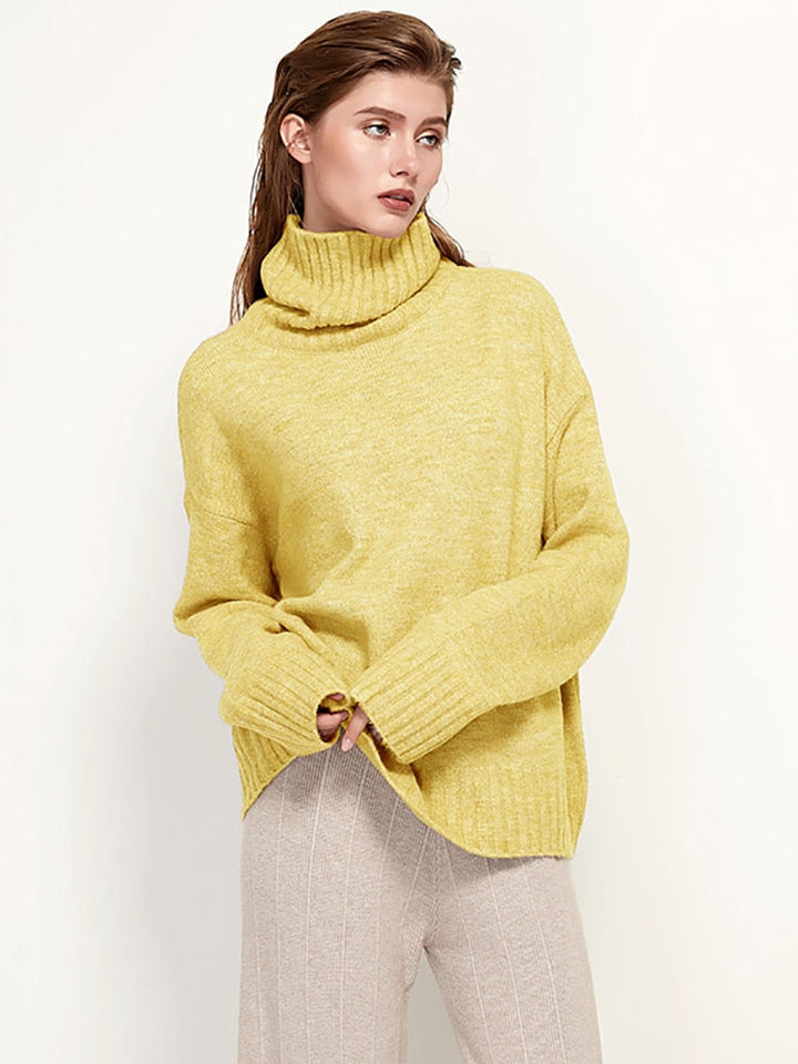 LongSweater | Women's Cosy & Stylish Knit Sweater-Yellow-One size fits all-State of Style
