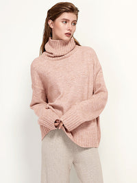 LongSweater | Women's Cosy & Stylish Knit Sweater-Yellowish Pink-One size fits all-State of Style