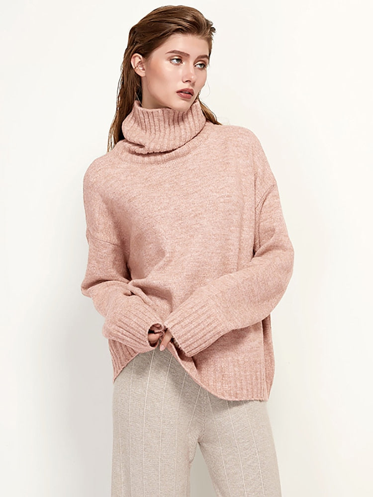 LongSweater | Women's Cosy & Stylish Knit Sweater-Yellowish Pink-One size fits all-State of Style