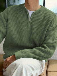 Loose Striped Knit Sweater for Men - Ronan-Green-XS-State of Style