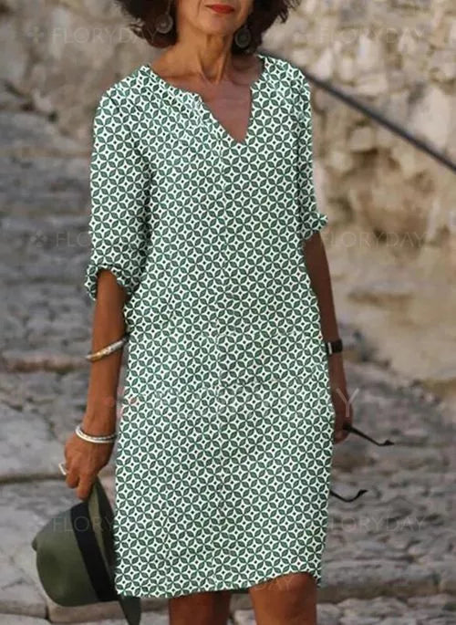 Loose Summer Dress - Amanda-Green-S-State of Style