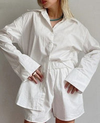LoosePyjamas | Women's Soft & Comfortable Sleepwear-White-S-State of Style