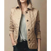 Quilted Women's Jacket with Buttons – Elin