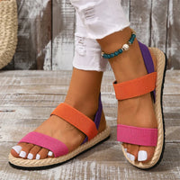 Lotte - Orthopedische Kleurrijke Bandjes Sandalen-Beige-36-State of Style