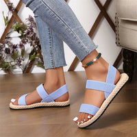 Lotte - Orthopedische Kleurrijke Bandjes Sandalen-Blauw-36-State of Style