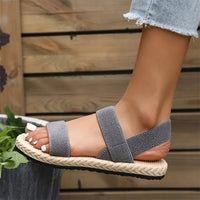 Lotte - Orthopedische Kleurrijke Bandjes Sandalen-Grijs-36-State of Style