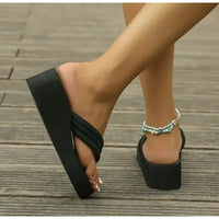 Lotte - Orthopedische Zwart Comfort Flip-Flops-36-State of Style