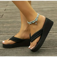 Lotte - Orthopedische Zwart Comfort Flip-Flops-36-State of Style