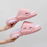 Lotte - Orthopedische Zwarte Mode Slippers-Zwart-35-36-State of Style