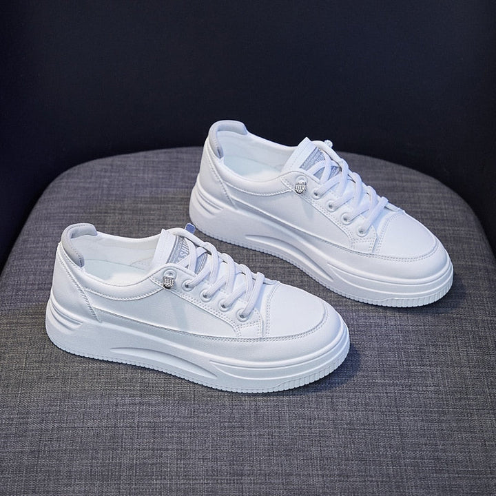 LotteSneaks | Women's Trendy Low-Cut Sneakers-Grey-4.5-State of Style